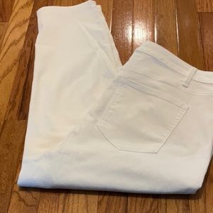 TALBOTS~High Waist Crop Jegging 💚💛🩵